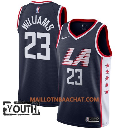 Maillot NBA Los Angeles Clippers Lou Williams 23 2018-19 Nike City Edition Navy Swingman - Enfant Maillot NBA Los Angeles Clippers Lou Williams 23 2018-19 Nike City Edition Navy Swingman - Enfant